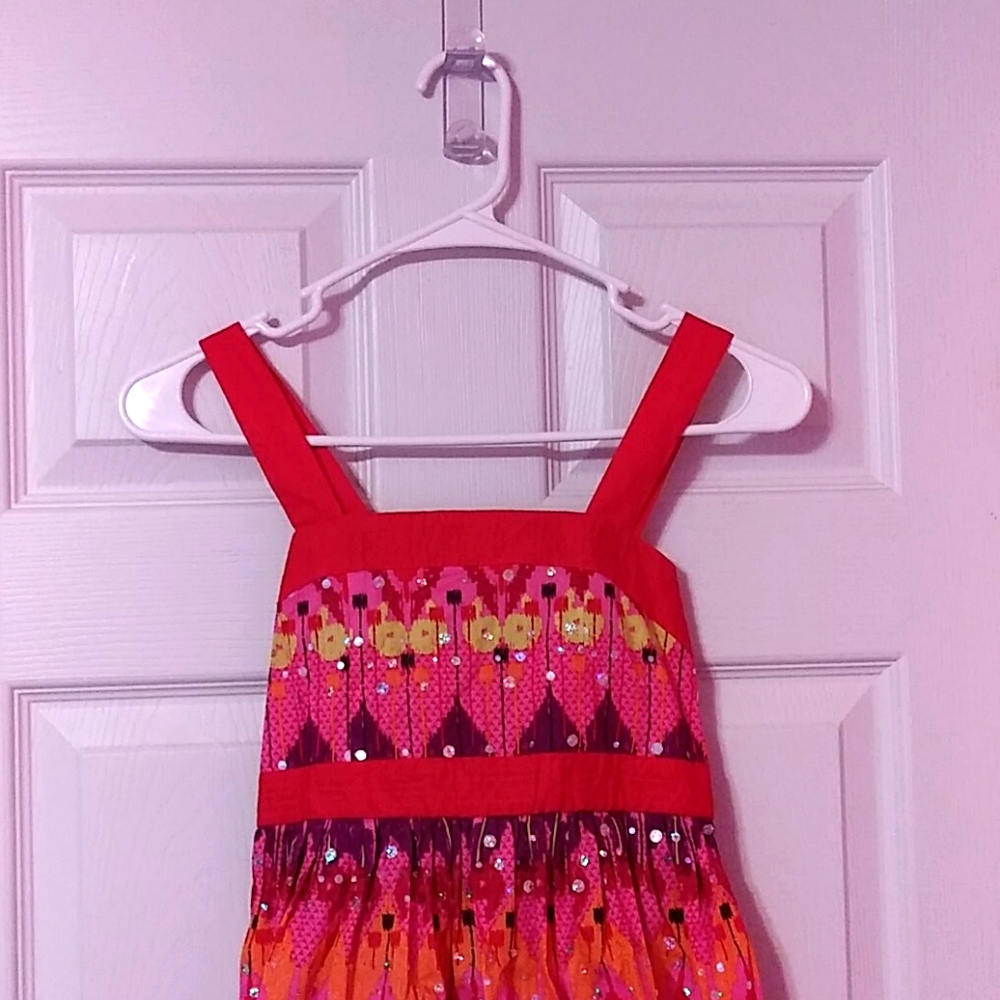 Emily West Multicolored Dress with Sequins